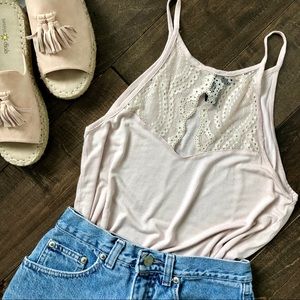 🔥 H&M Lace Halter Tank